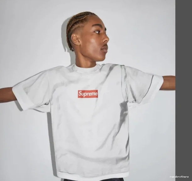 sleeved MAISON BOX 24SS LOGO two-piece genuine L S short white XL MARGIELA structure MM6 TEE M 0723